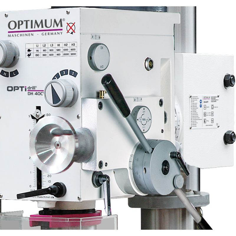 Berbequim de coluna Optimum (3034349) com mesa transversal OPTIdrill DH 40CT