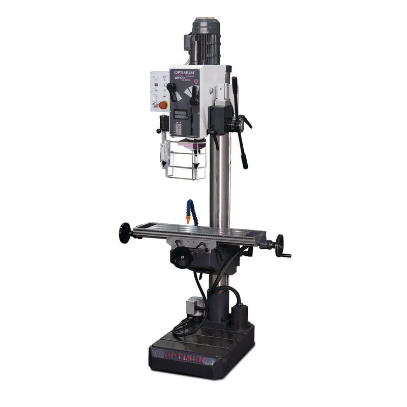 Taladro de columna Optimum (3035365) con mesa cruzada OPTIdrill DH 40CTE