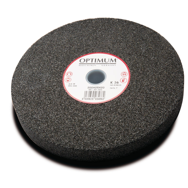 Optimum (3098150) Muela abrasiva de corindón normal Ø 400x50x40mm, K36