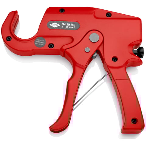 Knipex (94 10 185) Pipe Cutter For plastic conduit pipes (electrical installation work)