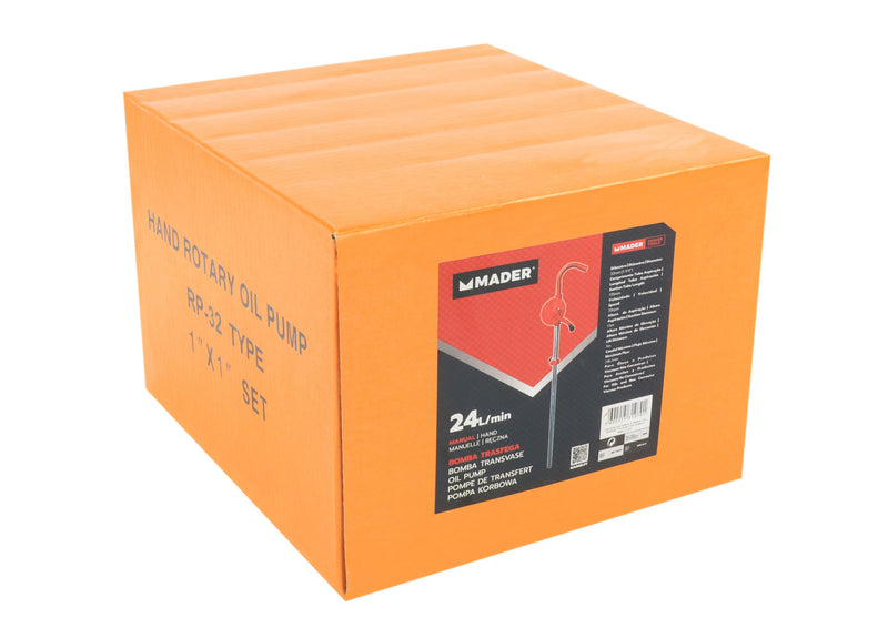 Bomba de Trasfega Manual, para Óleo, 24L/min