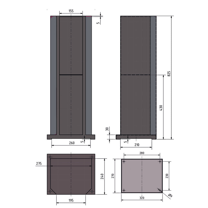 Subestructura Metallkraft (GU 3)