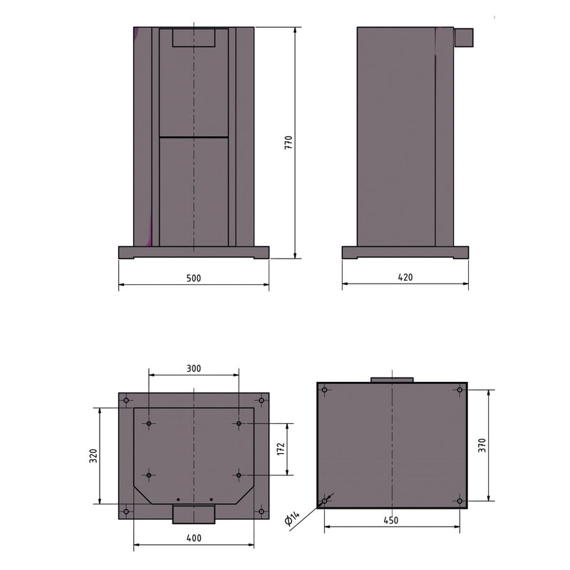Subestructura Metallkraft (GU 4)