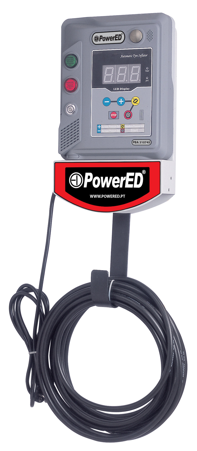 Balança Ar Digital De Parede P/Ligeiros Pesados 230V PowerED (PBA)