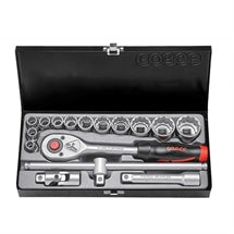 Conjunto de chaves 1/2 (Bi 10 &gt; 32 mm) 17 peças 4162