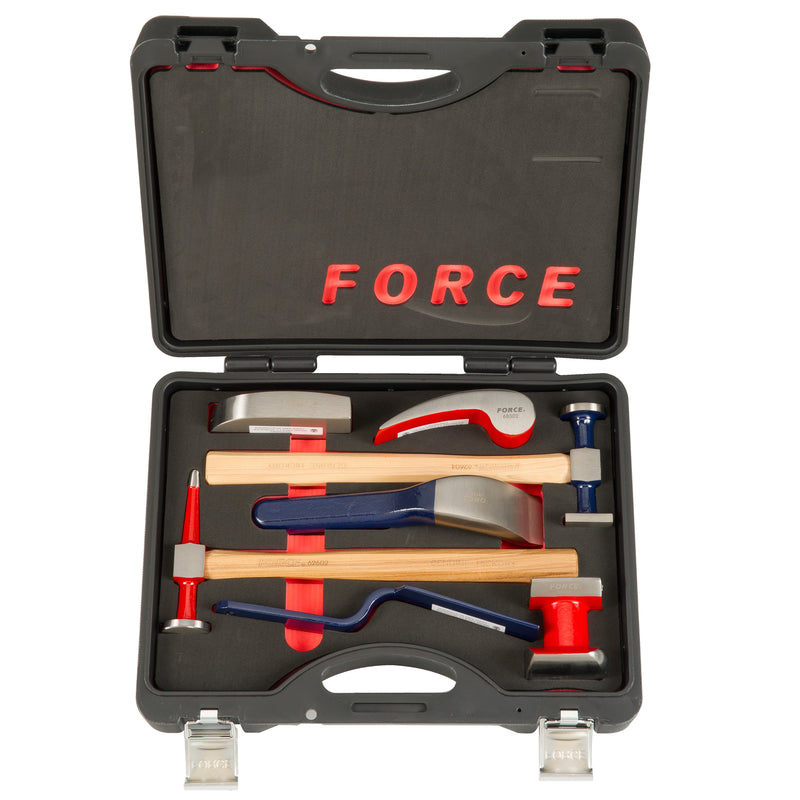 Force (50719) 7-piece Auto Body Hammer & Dolly Set