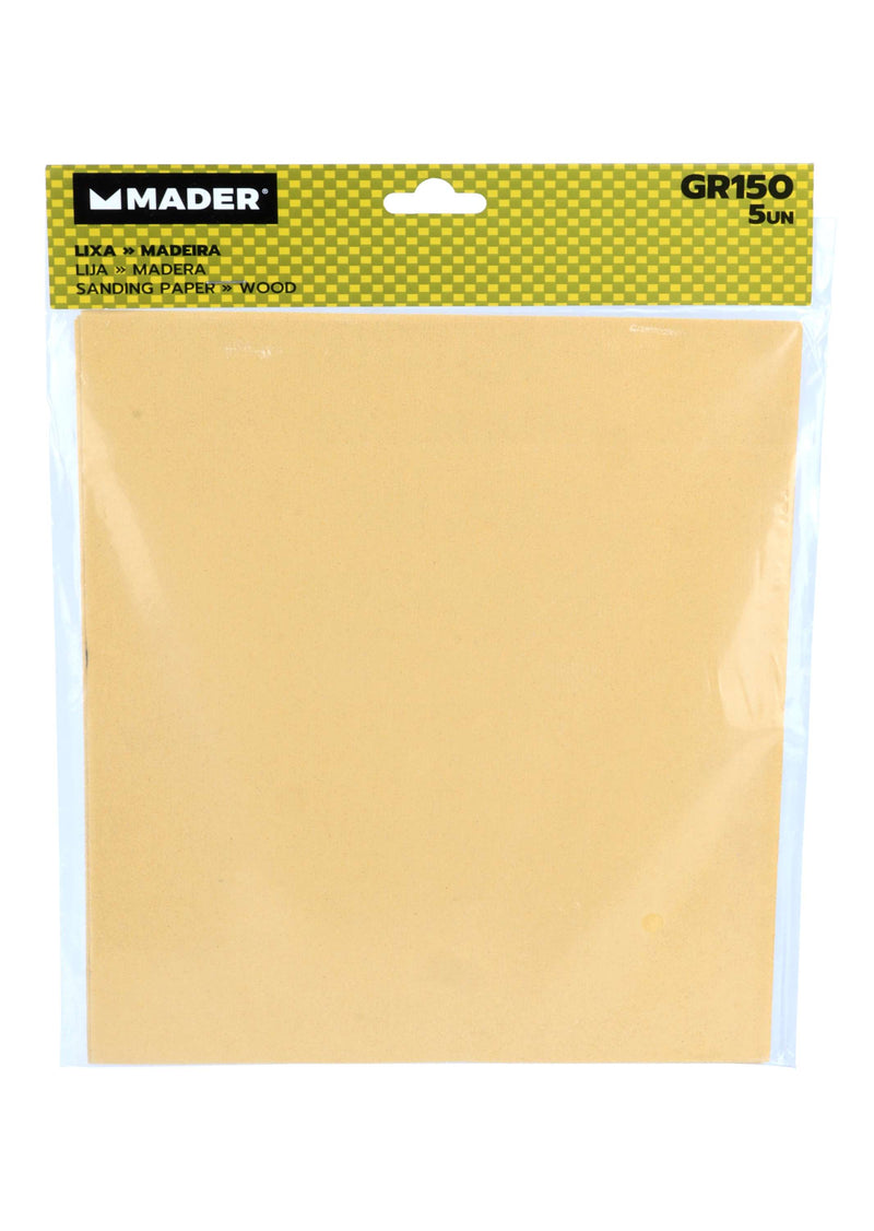 Lixa para Madeira 230x280mm, GR120, 5Un