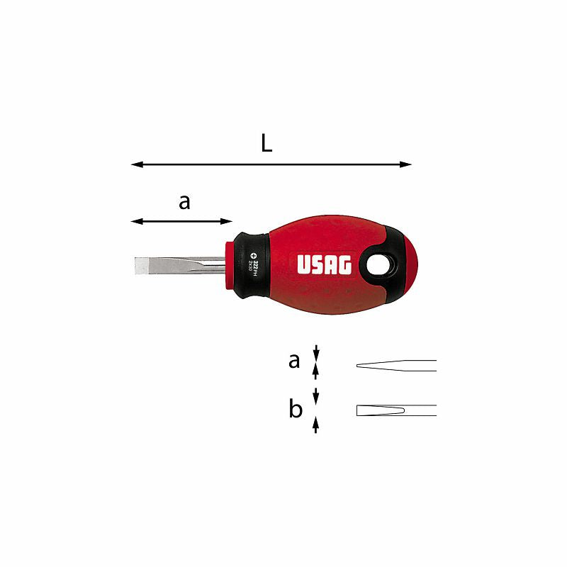 USAG (322 N) Screwdrivers For Slot-Head Screws