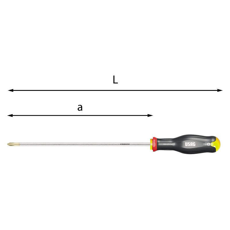 Destornilladores USAG (324 LPH) para tornillos Phillips®