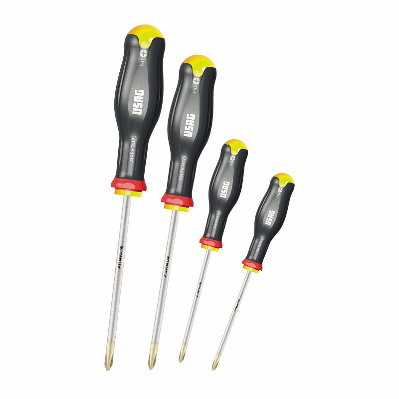 USAG (324 PH/SE4) Set Of 4 Screwdrivers For Phillips® Screws