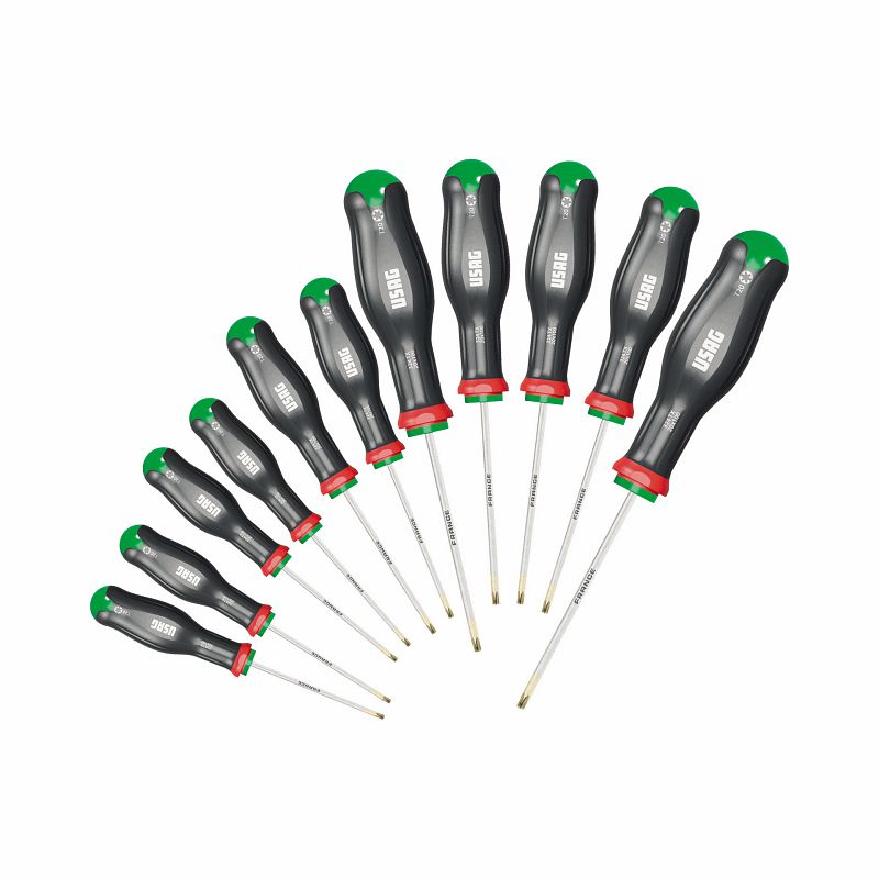 USAG (324 TX/S11) Set Of 11 Screwdrivers For Torx® Screws