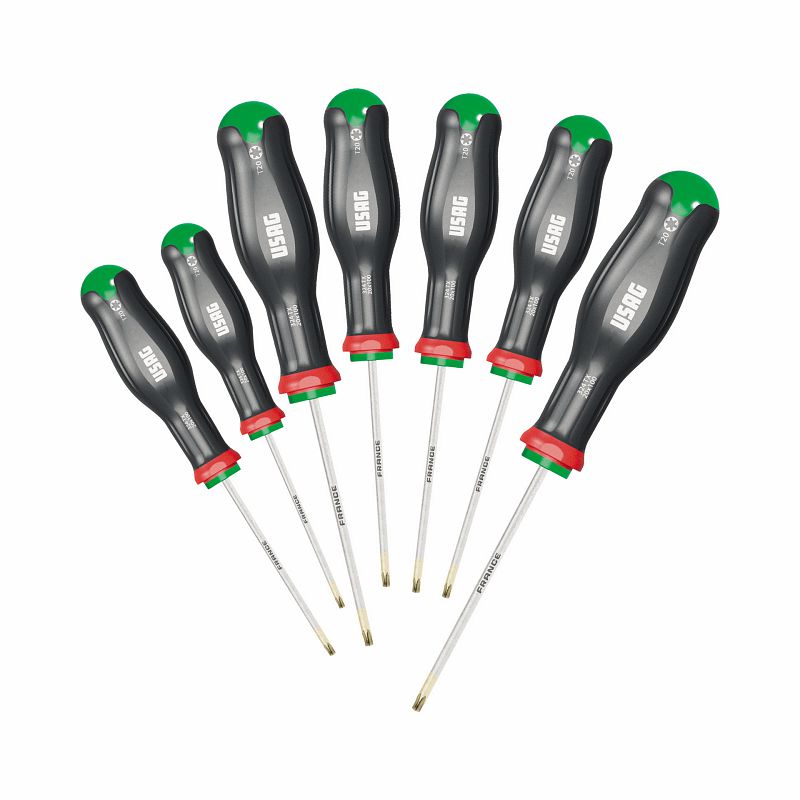 USAG (324 TX/S7) Set Of 7 Screwdrivers For Torx® Screws