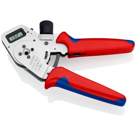 Knipex (97 52 63 DG) Four-Mandrel Crimping Pliers for turned contacts