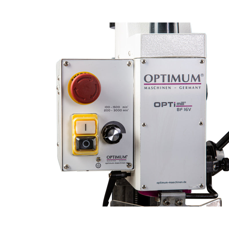 Máquina de furação e fresagem Optimum (3338116) OPTImill BF 16Vario