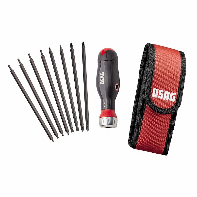 Juego de llaves combinadas USAG (333 K/SB9E) en bolsa de nailon (10 unidades)