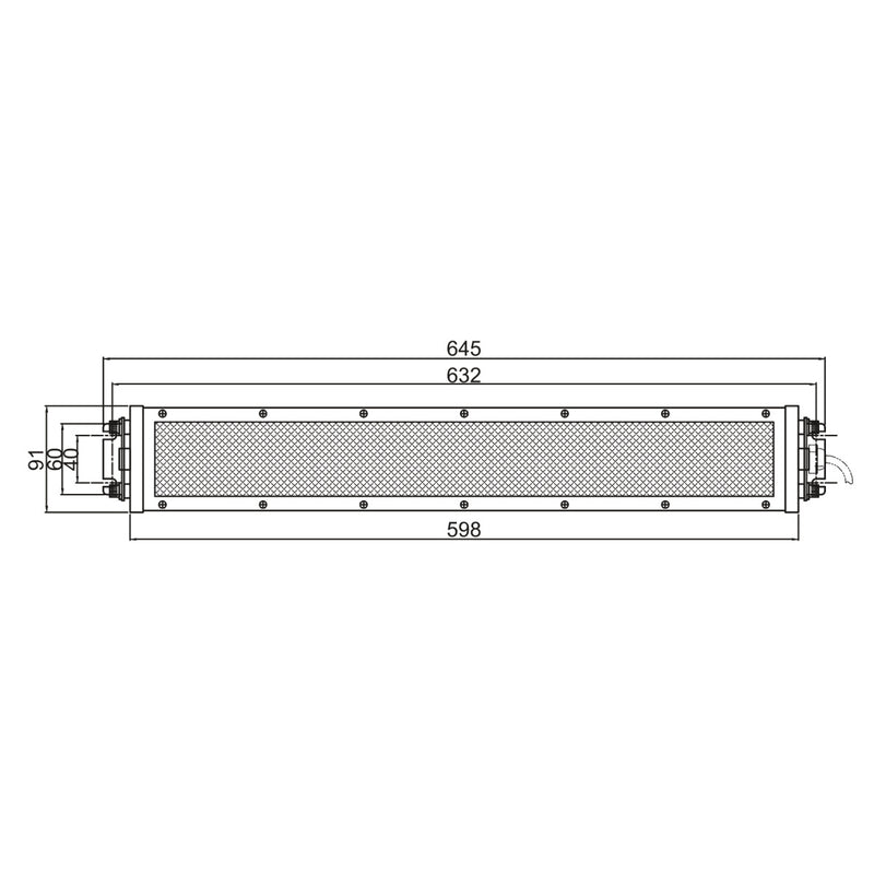 Optimum (3351031) Luz LED para máquinas e oficinas MWL 2 / 230V AC