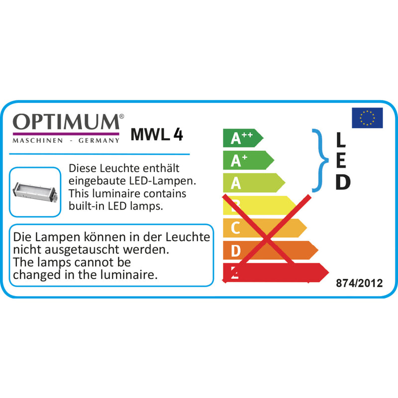 Optimum (3351043) LED Machine and workshop light MWL 4 / 24V DC