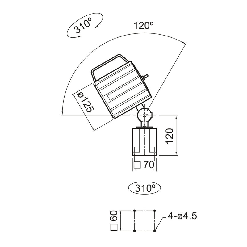 Luz LED para máquinas y talleres MWG 6-100 Optimum (3351051)