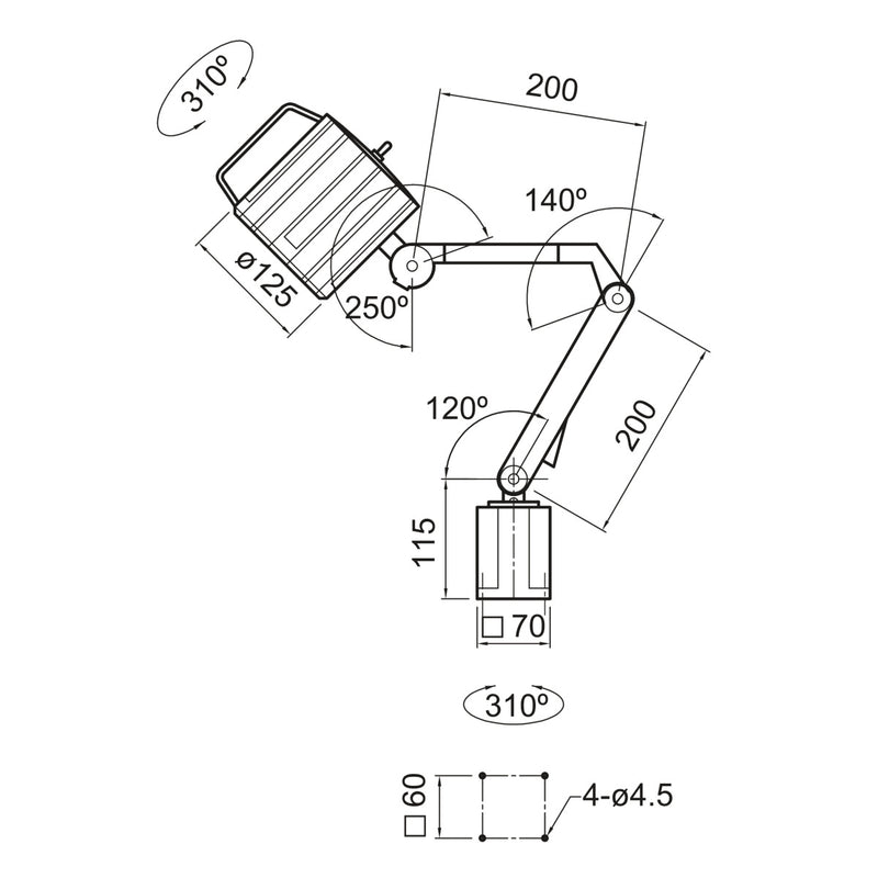 Optimum (3351052) LED machine and workshop light MWG 6-600