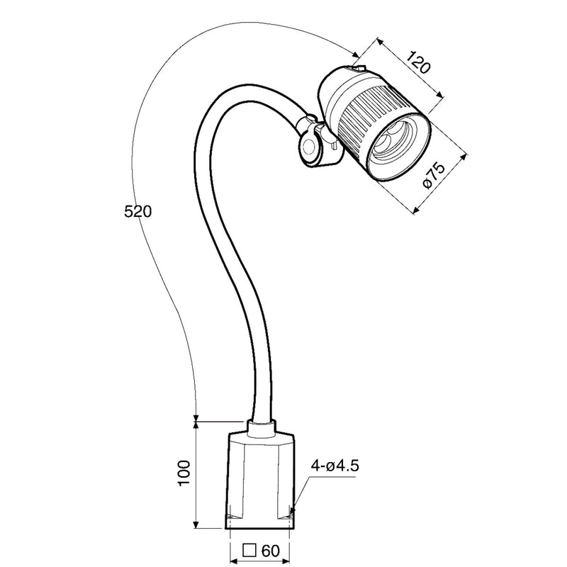 Luz de armário LED Optimum (3351062) WBL 3