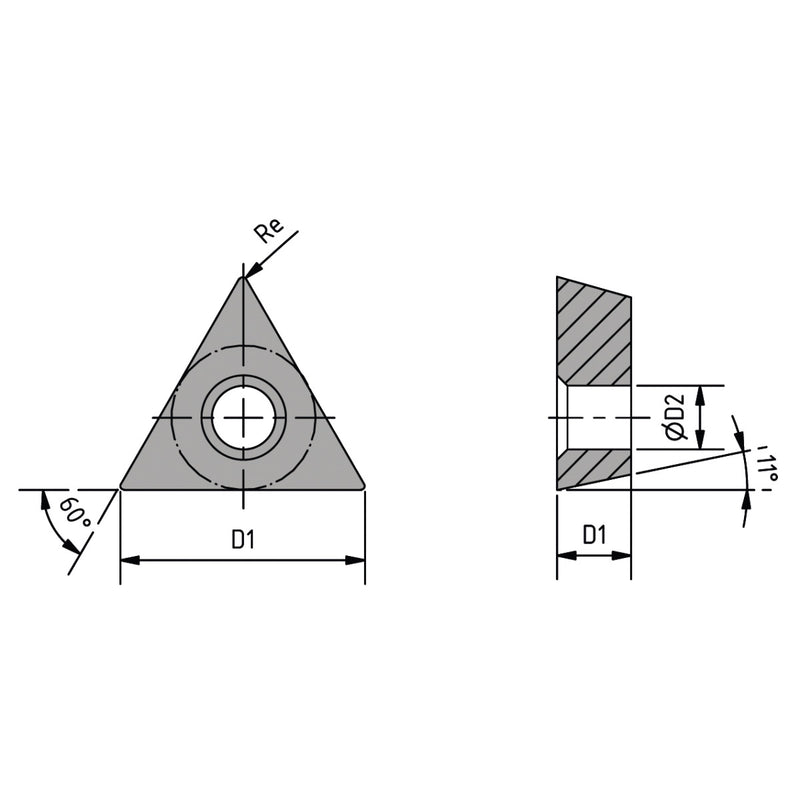 Optimum (3352137) Conjunto de insertos em aço T1200 (faixa rosa) (barra de mandrilar nº 5-6)