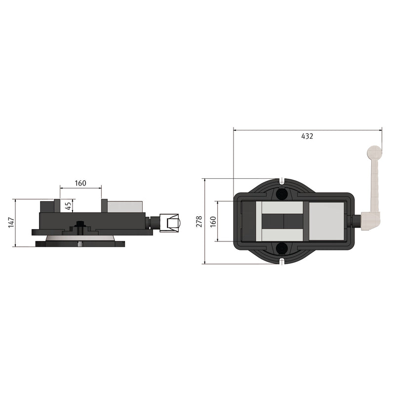 Torno de fresadora Optimum (3354183) VMQ 150