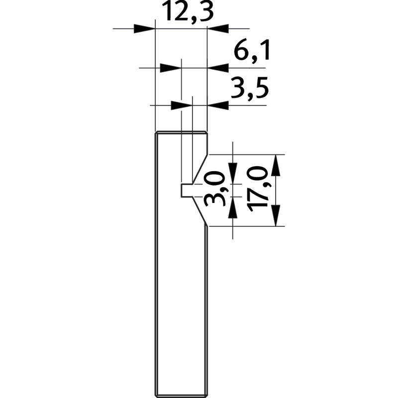 Optimum (3354202) Prism jaw for FMS 200