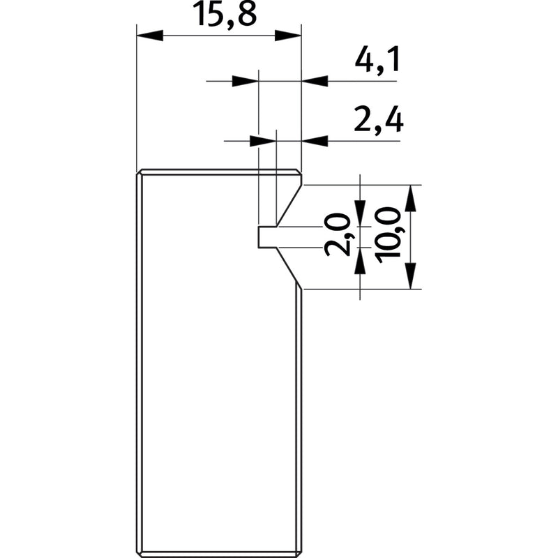 Mandíbula prismática Optimum (3355102) para HMS 100