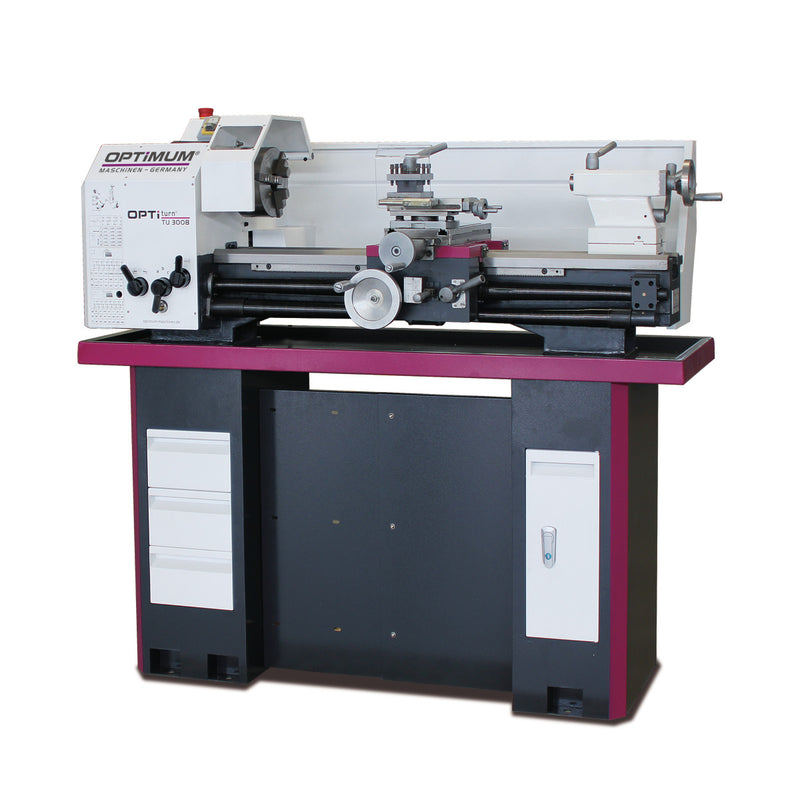 Optimum (3427200) Guide and traction spindle lathes OPTIturn TU 3008