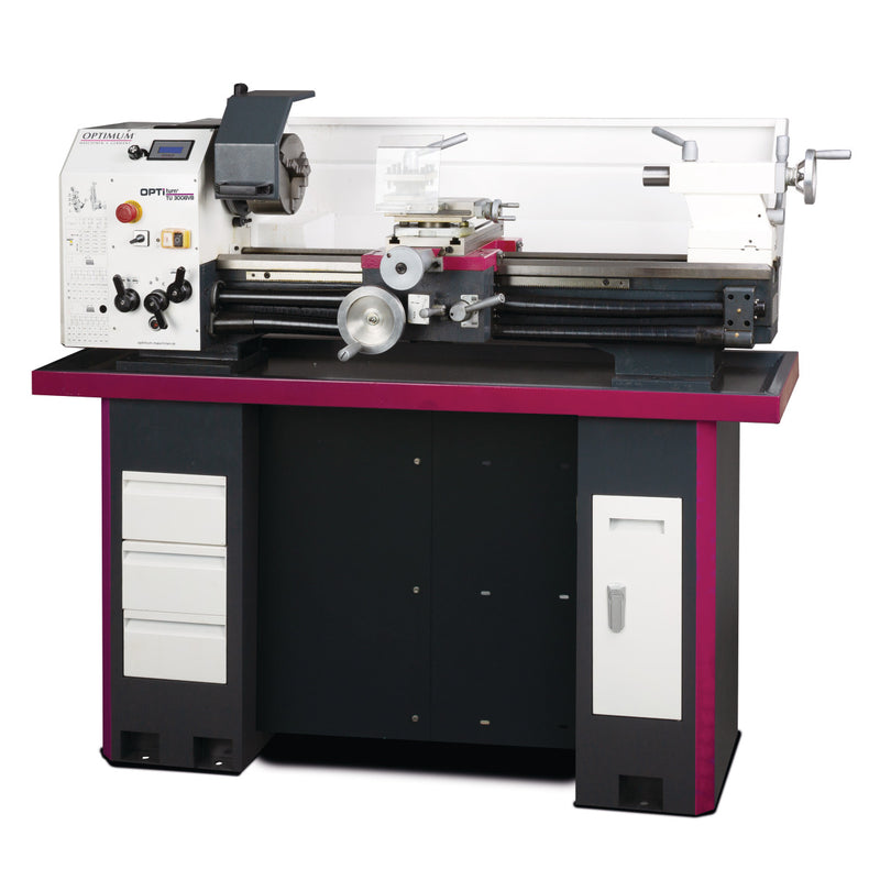 Optimum (3427206) Guide and traction spindle lathes OPTIturn TU 3008VB