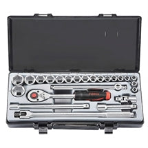 Conjunto de chaves 1/2 (hex. 10&gt;32 mm) 24 peças 4243-5