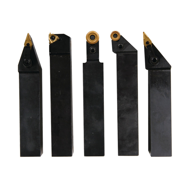 Optimum (3441623) Turning tool set HM 25mm, 5-part