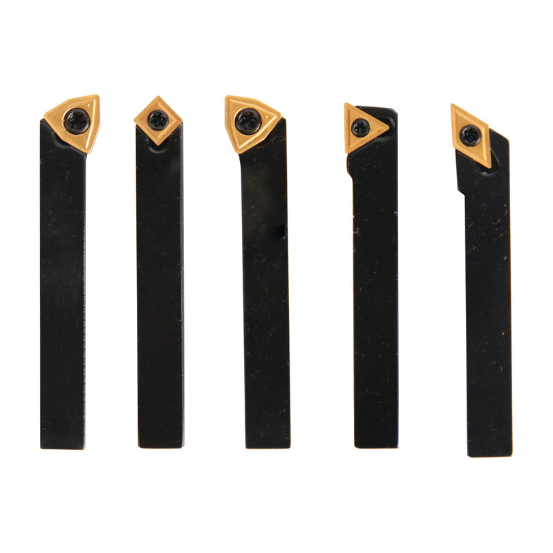 Optimum (3441662) Turning tool set HM 8mm, 5-part