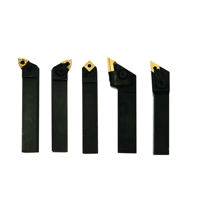 Juego de herramientas de torneado Optimum (3441668) HM 16 mm, 5 piezas