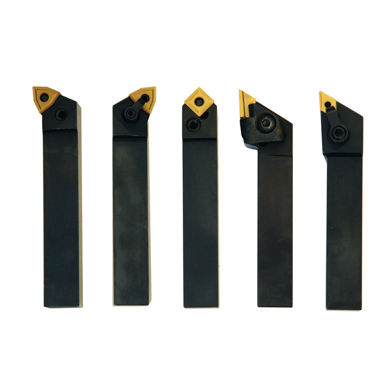 Optimum (3441670) Turning tool set HM 20mm, 5-part