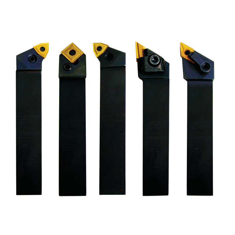 Optimum (3441672) Turning tool set HM 25mm, 5-part