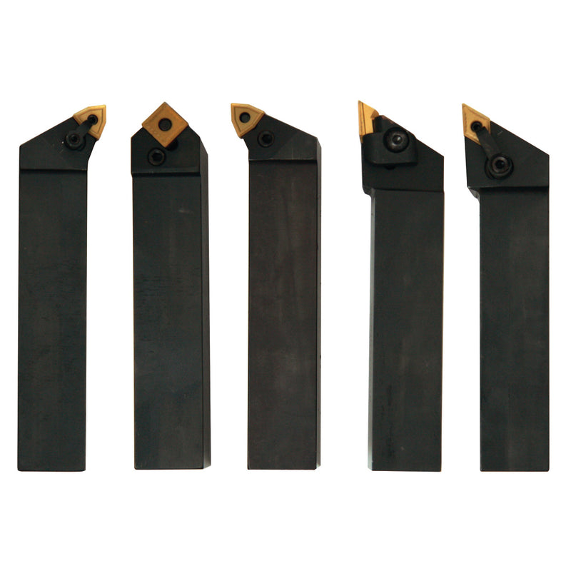 Conjunto de ferramentas de torneamento Optimum (3441674) HM 32mm, 5 unid.