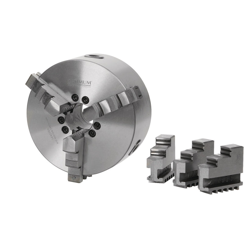 Optimum (3442764) OPTIMUM Three-jaw Lathe chuck centre clamping Ø 200mm Camlock DIN ISO 702-2 No. 5