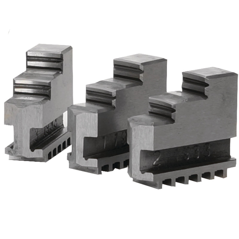 Conjunto de mordentes macios Optimum (3442907) para placa de torno de três garras Ø160mm DIN 6350