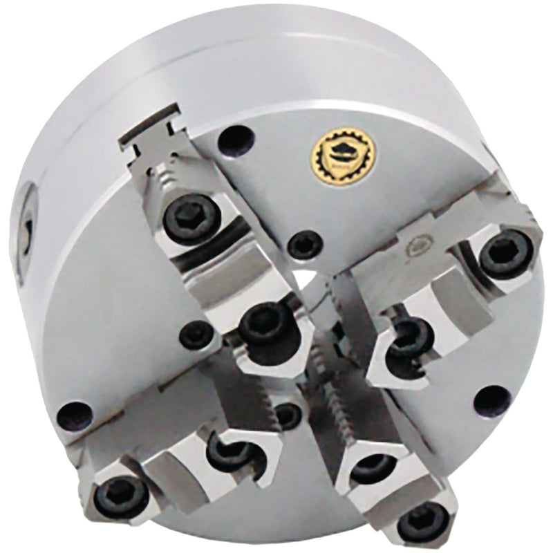 Placa de torno Optimum (3450236) de quatro castanhas em aço fundido BISON Ø160mm DIN 6350 A2-4