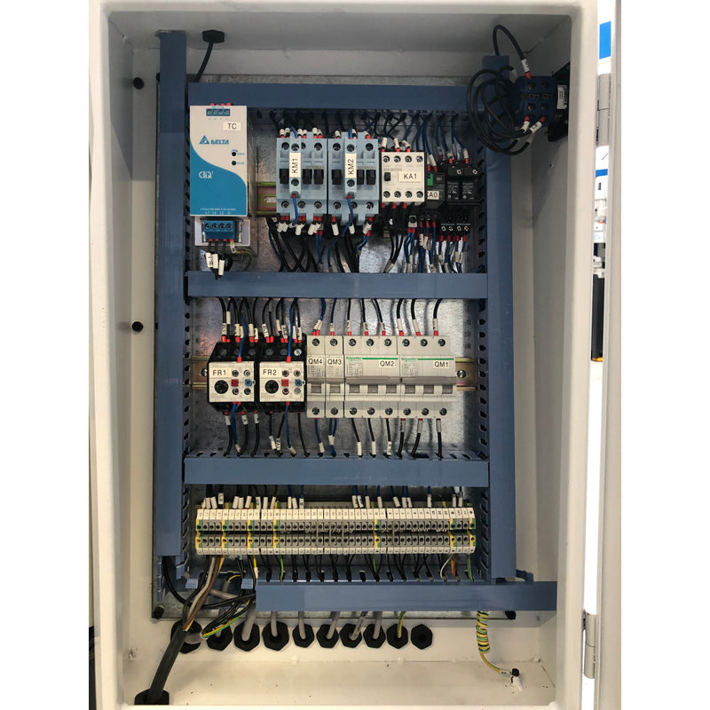 Máquina de torneamento de guias e barras de tração de precisão Optimum (3462120) OPTIturn TH 4615D