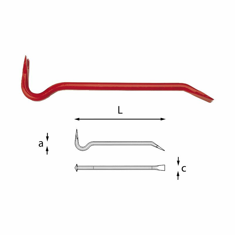 USAG (346) Barras de demolição para carpinteiros