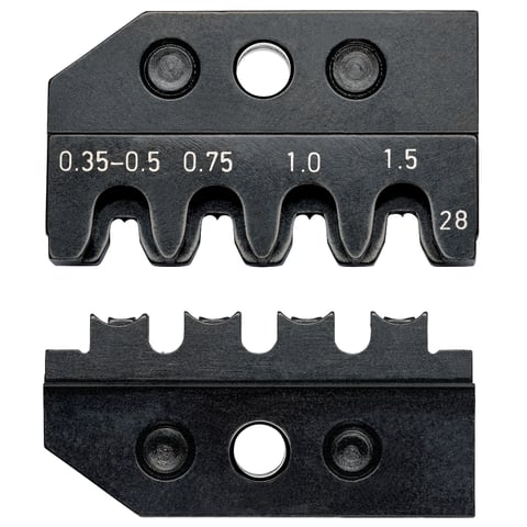 Knipex (97 49 28) Die set For connectors of the AMP Superseal 1.5 series from Tyco Electronics
