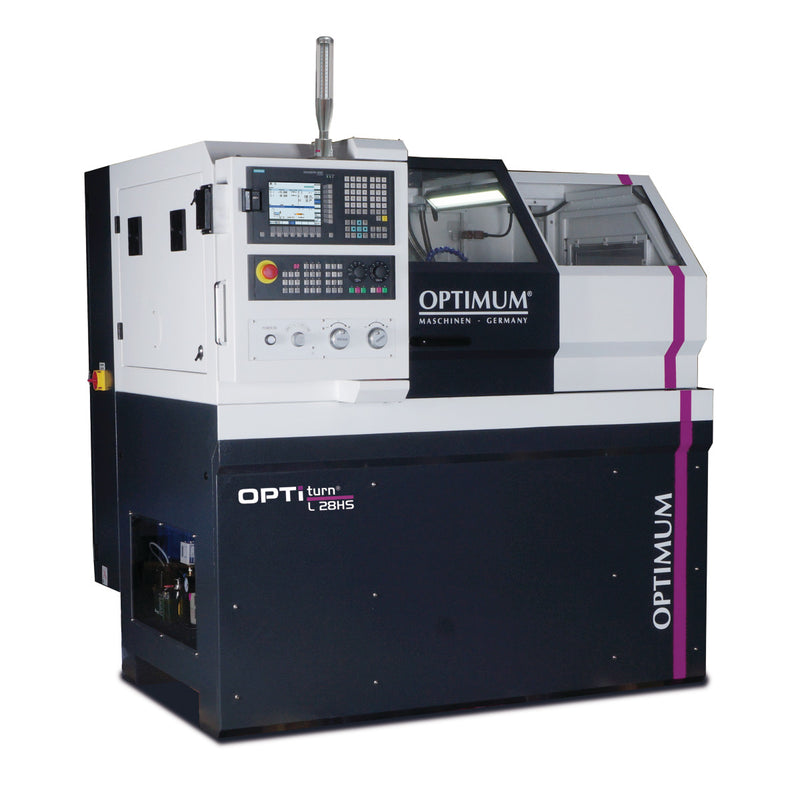 Optimum (3504220) CNC-controlled flatbed Lathe OPTIturn L 28HS SINUMERIK 808D ADVANCED