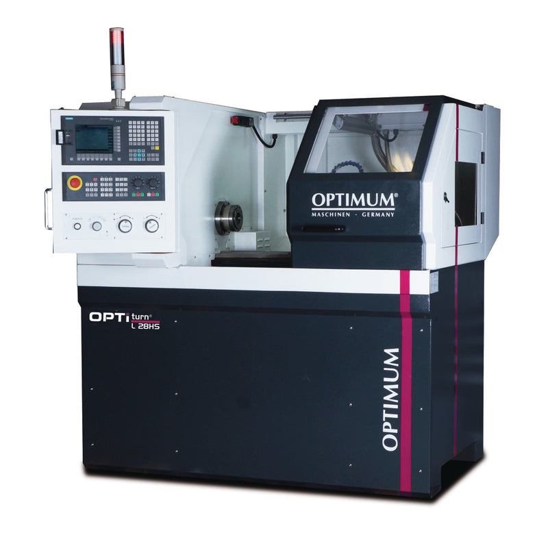 Optimum (3504220) CNC-controlled flatbed Lathe OPTIturn L 28HS SINUMERIK 808D ADVANCED