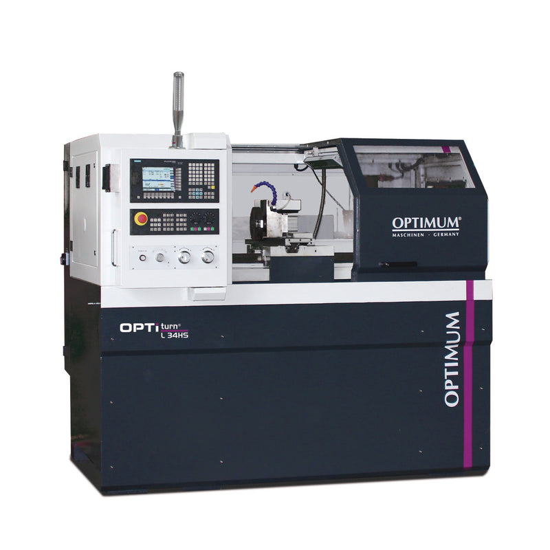 Optimum (3504232) CNC flatbed Lathe OPTIturn L 34HS Sinumerik 808D ADVANCED