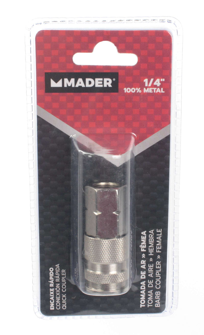 Espiga para manguera, tuerca interior, 1/4" - MADER®
