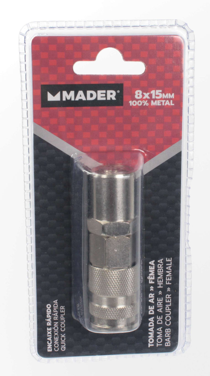 Espiga para manguera de aire rígida, 8 x 15 mm - MADER®