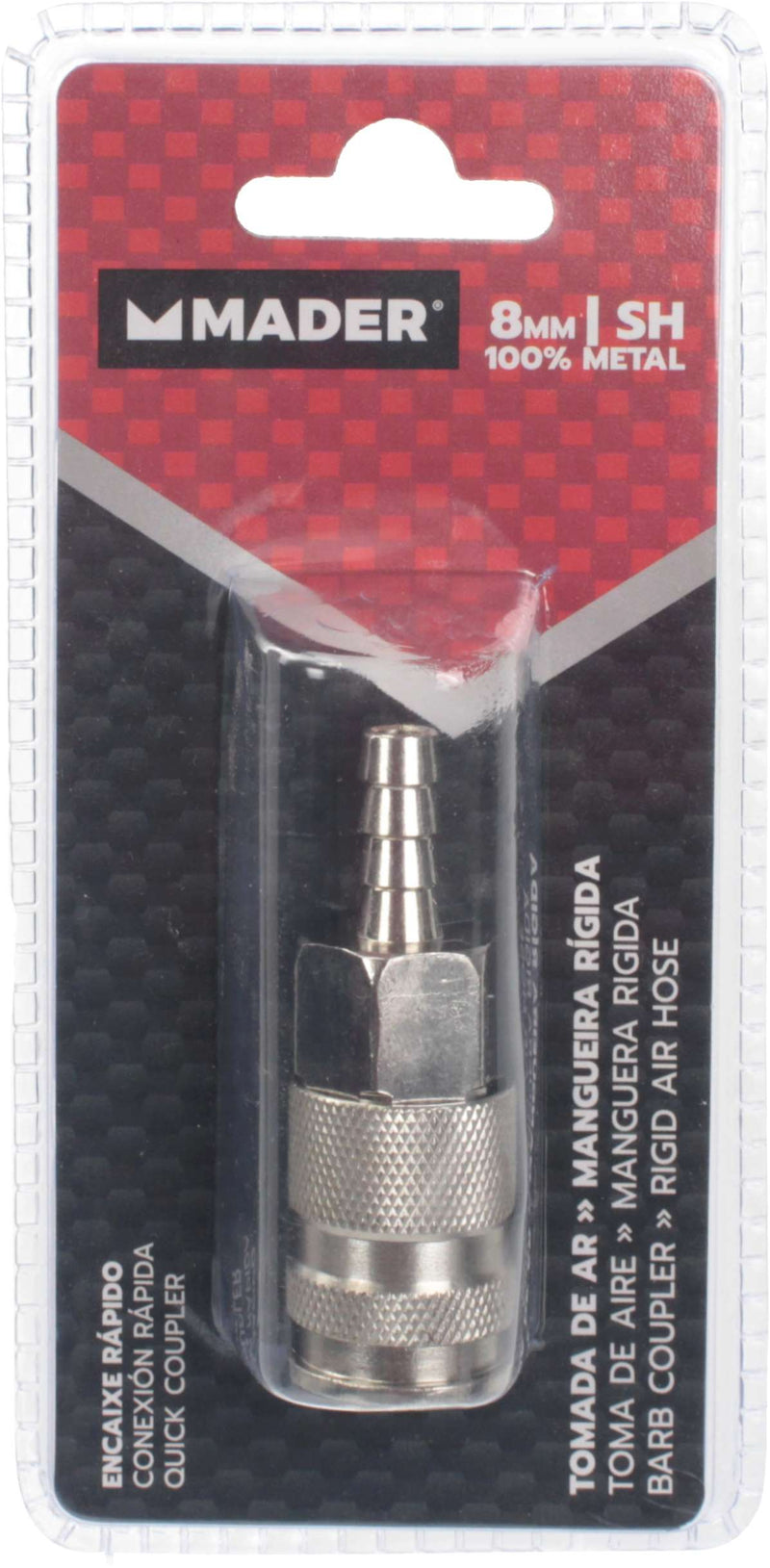Espiga para manguera de aire rígida, 8 mm - MADER®