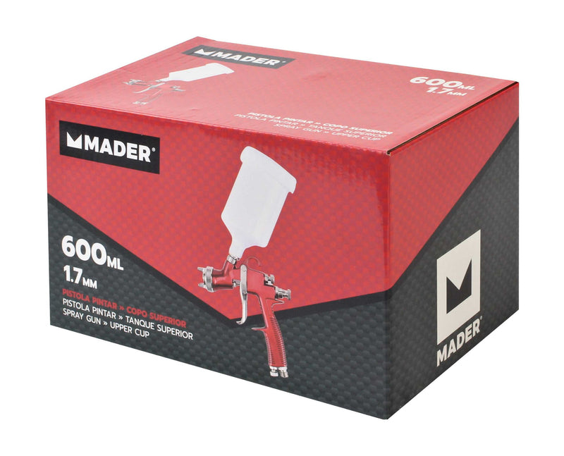 Pistola Pintar Copo Superior, 1.7mm, 600ml